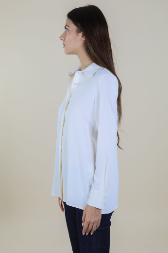 Immagine di CAMICIA CON COLLETTO E BOTTONI NASCOSTI