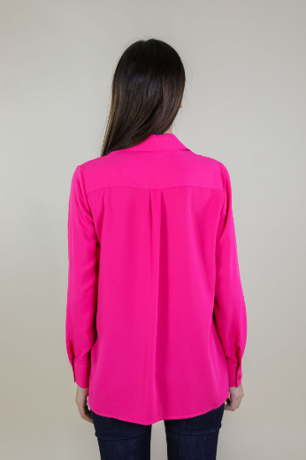 Immagine di CAMICIA CON COLLETTO E BOTTONI NASCOSTI