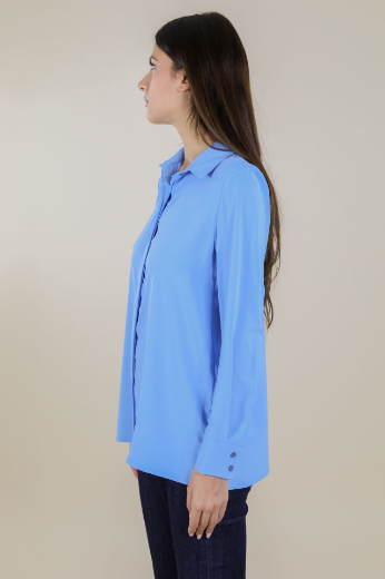 Immagine di CAMICIA CON COLLETTO E BOTTONI NASCOSTI