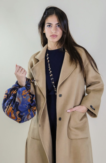 Immagine di CAPPOTTO CON REVERS TASCHE E CINTURA