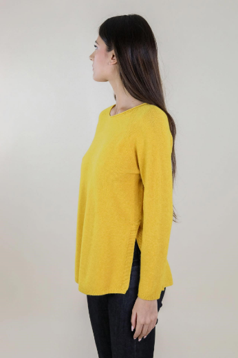 Immagine di MAGLIA RASATA CON SPACCHI ALTI