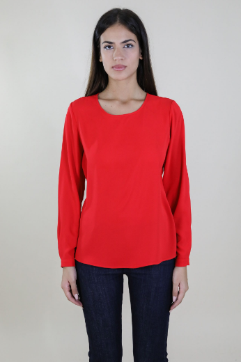 Immagine di Casacca slim collo giro in georgette