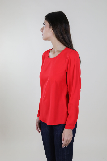 Immagine di Casacca slim collo giro in georgette