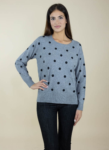 Immagine di MAGLIA A SCATOLA A POIS