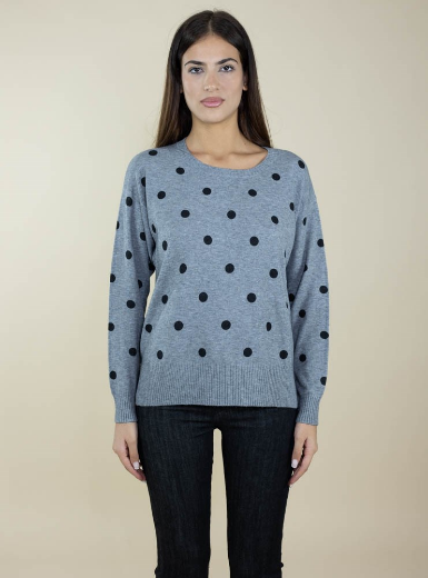 Immagine di MAGLIA A SCATOLA A POIS
