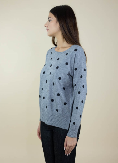 Immagine di MAGLIA A SCATOLA A POIS