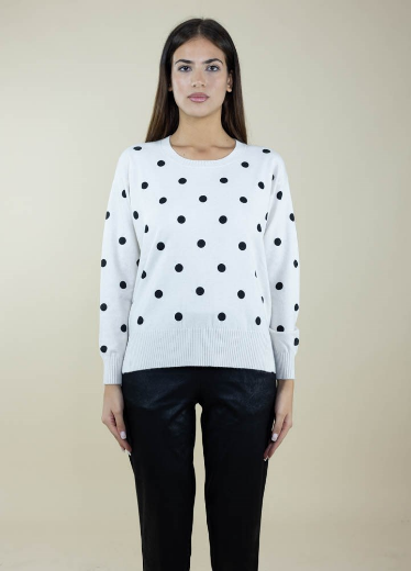 Immagine di MAGLIA A SCATOLA A POIS