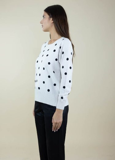 Immagine di MAGLIA A SCATOLA A POIS