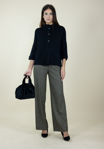 Immagine di CARDIGAN COLLO CRATERE CON TASCHE