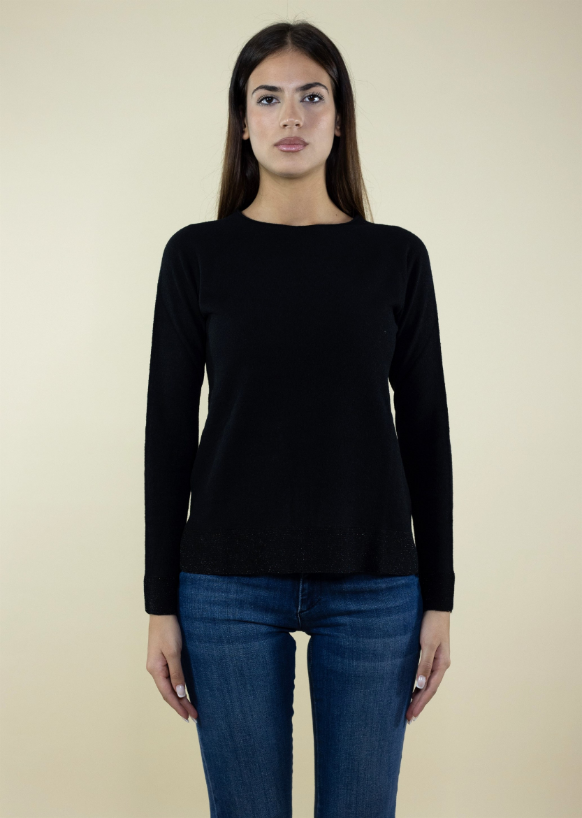 Immagine di MAGLIA GIROCOLLO E FONDO IN LUREX