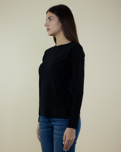 Immagine di MAGLIA GIROCOLLO E FONDO IN LUREX
