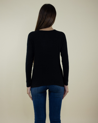 Immagine di MAGLIA GIROCOLLO E FONDO IN LUREX