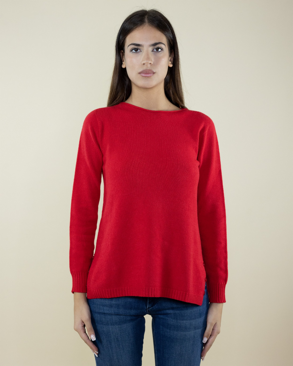 Immagine di MAGLIA CON SPACCHI E BOTTONI