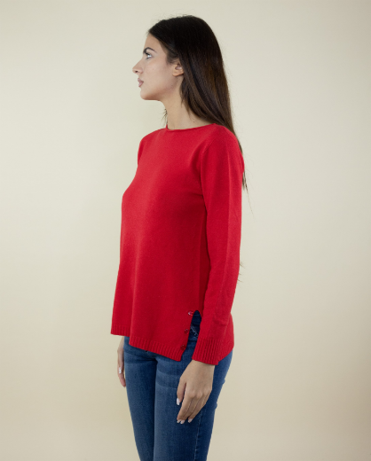 Immagine di MAGLIA CON SPACCHI E BOTTONI