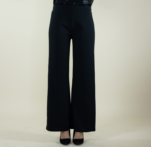 Immagine di PANTALONE PALAZZO IN SCUBA CON ELASTICO