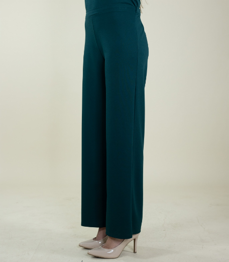 Immagine di PANTALONE PALAZZO IN SCUBA CON ELASTICO