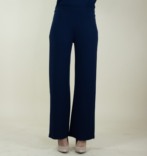 Immagine di PANTALONE PALAZZO IN SCUBA CON ELASTICO