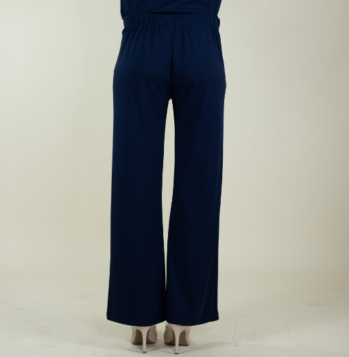 Immagine di PANTALONE PALAZZO IN SCUBA CON ELASTICO