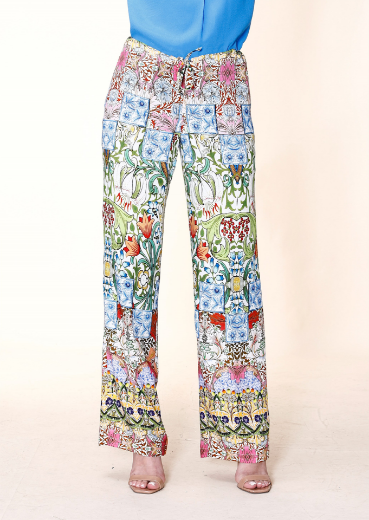 Immagine di Pantalone con coulisse fantasia liberty