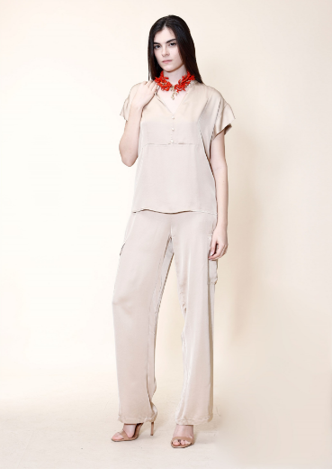 Immagine di Pantalone largo con tasche a toppa