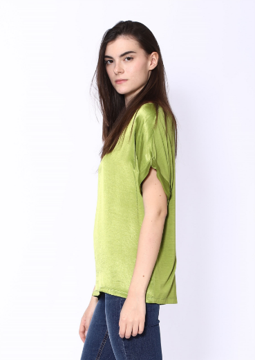 Immagine di Blusa scollo tondo con manica svolta