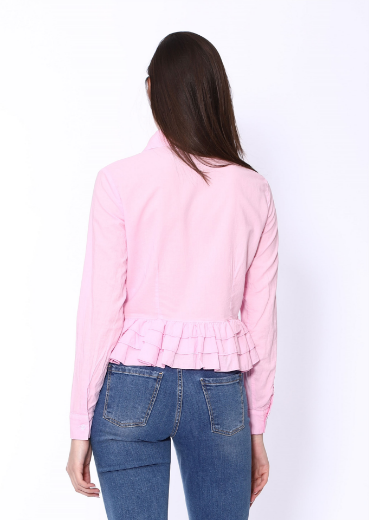 Immagine di Camicia in cotone con rouches