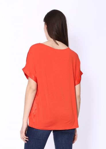 Immagine di Blusa scollo tondo con manica svolta