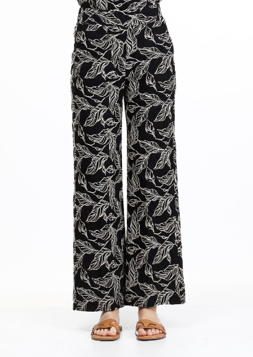 Immagine di Pantalone cotone ricamato con tasche