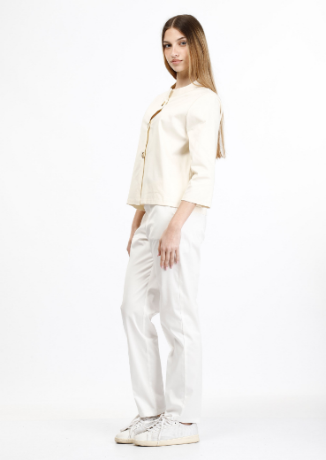 Immagine di Pantalone corto in cotone con elastico