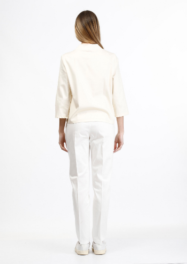 Immagine di Pantalone corto in cotone con elastico