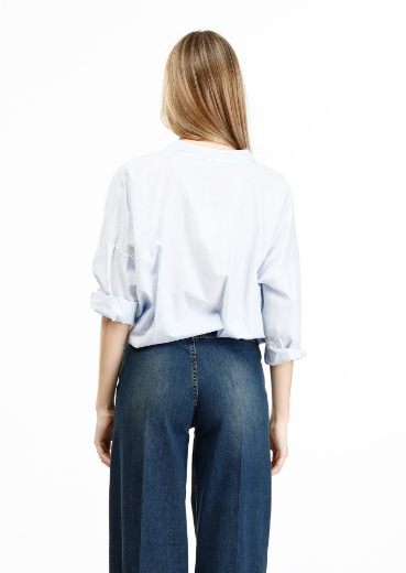 Immagine di Camicia con nodo in mussola di cotone