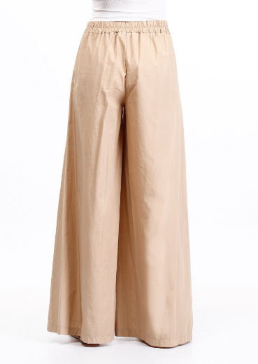 Immagine di Pantalone palazzo in cotone con tasche