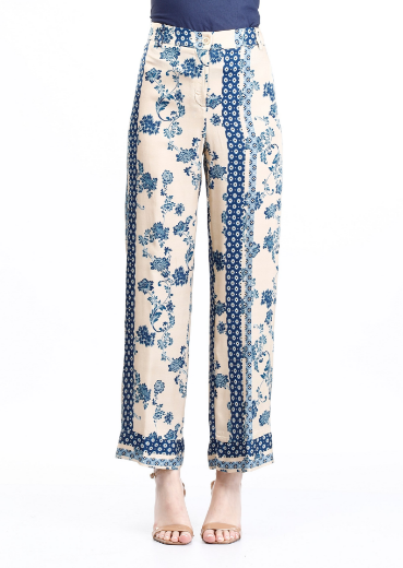 Immagine di Pantalone fantasia natura patchwork