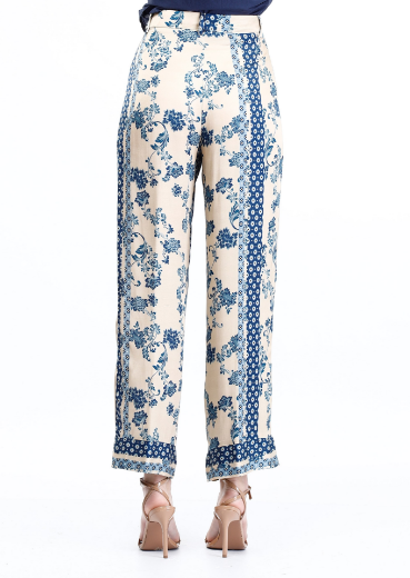 Immagine di Pantalone fantasia natura patchwork