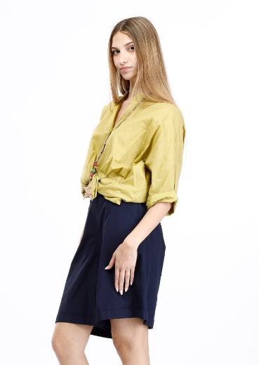 Immagine di Camicia con nodo in mussola di cotone