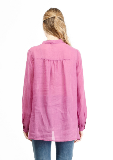 Immagine di Camicia collo coreano con bottoncini