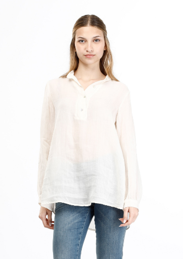 Immagine di Camicia collo coreano con bottoncini