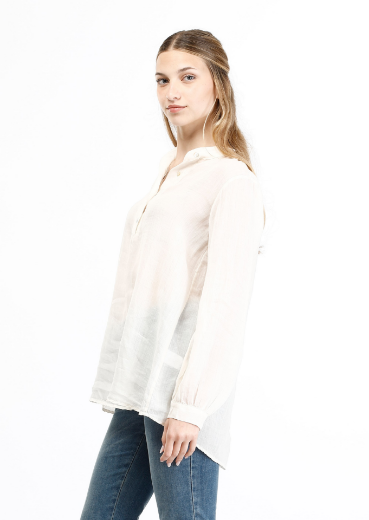 Immagine di Camicia collo coreano con bottoncini