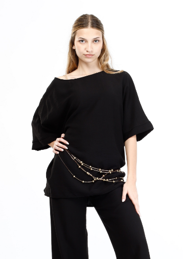 Immagine di Blusa girocollo mezza manica