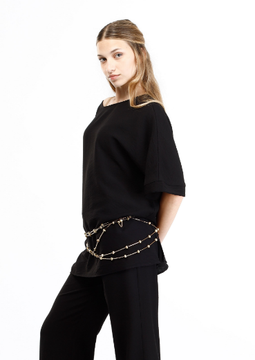 Immagine di Blusa girocollo mezza manica