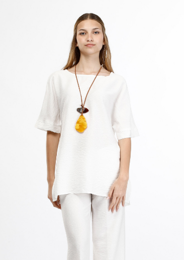Immagine di Blusa girocollo mezza manica