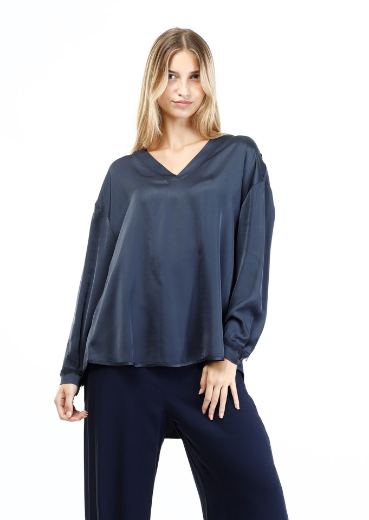 Immagine di Blusa scollo v polso con spazzolino