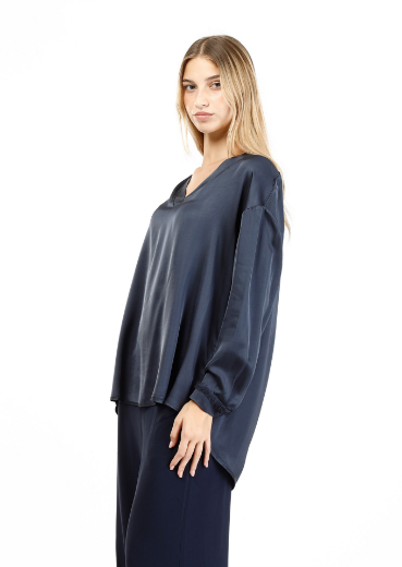 Immagine di Blusa scollo v polso con spazzolino