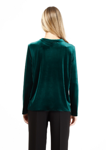 Immagine di Camicia collo coreano velluto