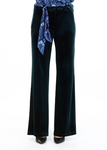 Immagine di Pantalone velluto con fusciacca stampata Liberty