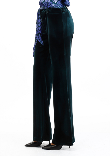 Immagine di Pantalone velluto con fusciacca stampata Liberty