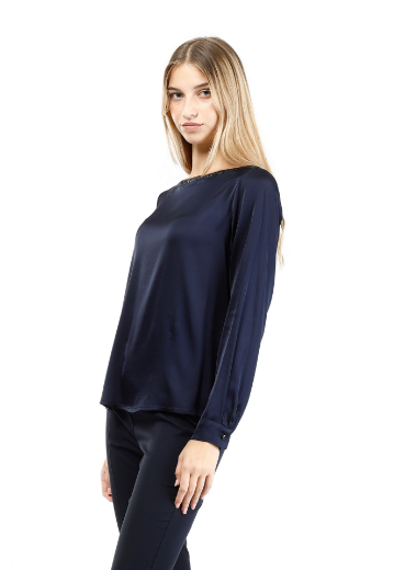 Immagine di Blusa girocollo con polso + gemelli