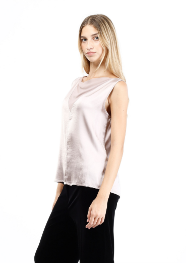 Immagine di Top con inserto in georgette