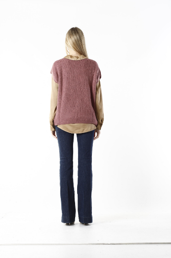 Immagine di Gilet a maglia scollo v