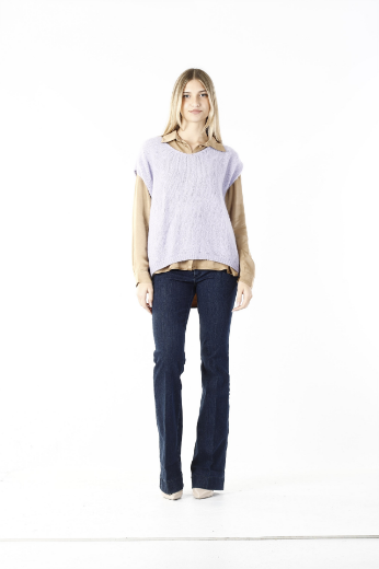 Immagine di Gilet a maglia scollo v